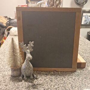 Vintage Slate Chalkboard With Chalk